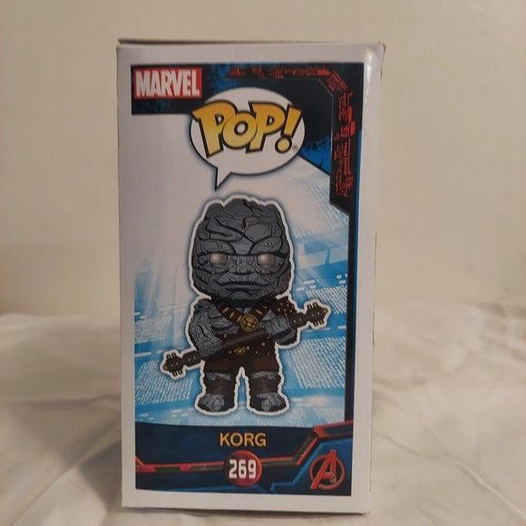 Funko POP! Marvel Thor: Ragnarok Korg #269 Vinyl Figure New in Box - Picture 4 of 7